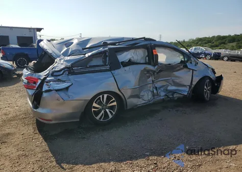 2021 Honda Odyssey Touring из США, поврежденный, VIN 5FNRL6H82MB042561